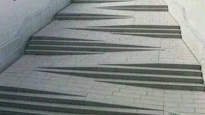How would you walk up this?