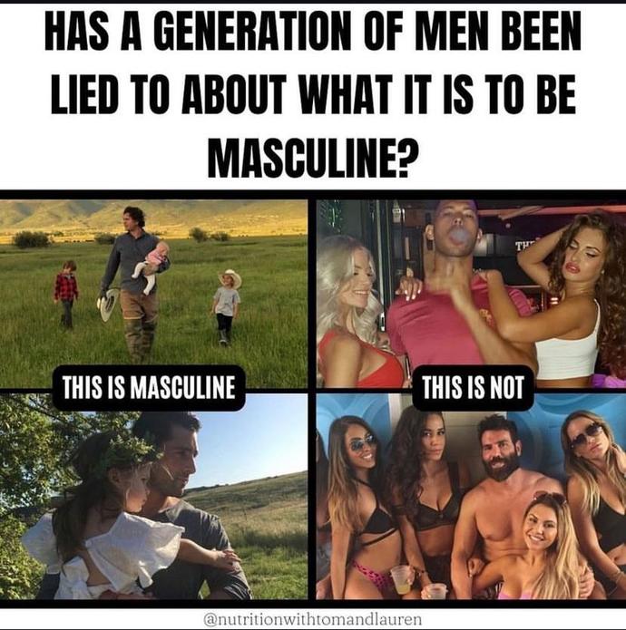 Why do so many men believe that being with a bunch of women make them more masculine?