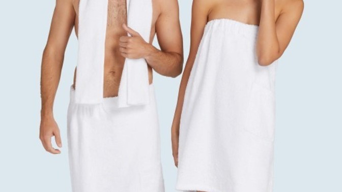 Ladies, do you walk to your bedroom wrapped in a towel after showering?