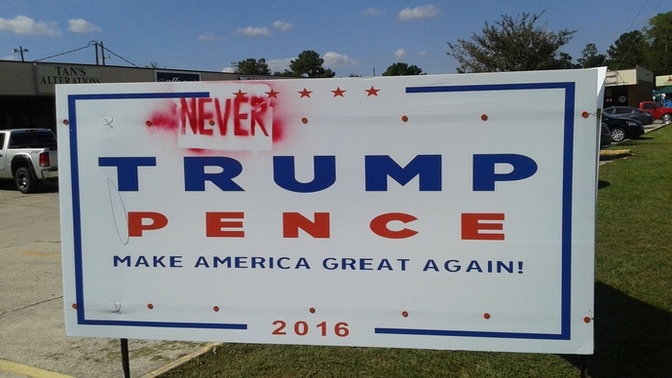 A question about political yard signs?