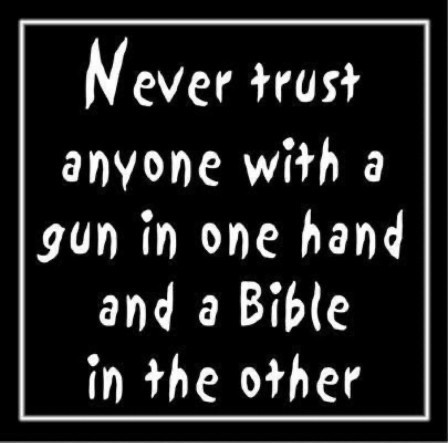 Irony: Republican Candidate speaking about protecting gun rights?