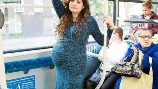 Would you "not" give your seat on a bus/train to a pregnant lady for any reason?