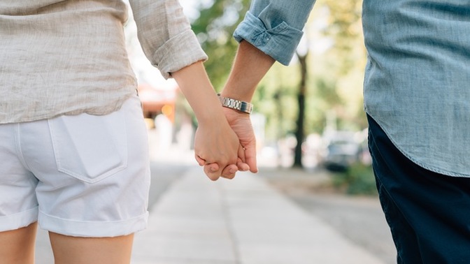 Would you rather hold the hands of your partner all the time in public or never hold hands at all?