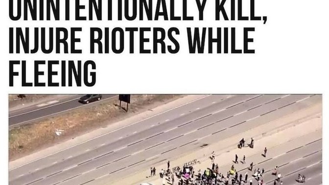 New law in my home state of Oklahoma passes a law protecting drivers who kill or injure protesters on the highway, it's about time, what do you think?