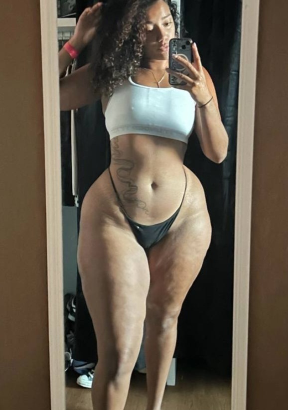 Do you think you can win against her in a fight? Especially given her size and how huge her thighs are?