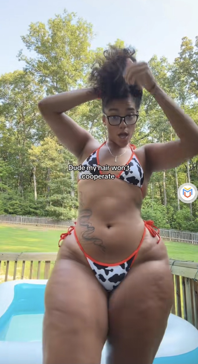 Do you think you can win against her in a fight? Especially given her size and how huge her thighs are?