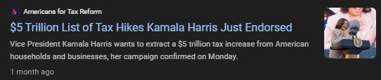 Kamala Harris gets BIG endorsement from the *** IRS ***. Do you need to know anything else about her plans? Are you ready to be TAXED TO DEATH?