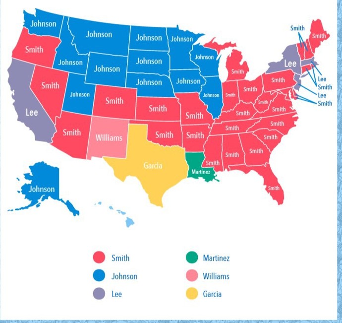 How common is the commonest surname where you live?