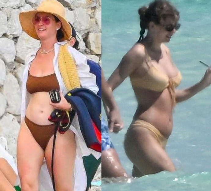 Do you agree that Taylor Swift is thicker and juicier than Katy nowadays? And alsp that she looks hotter after she gained weight?