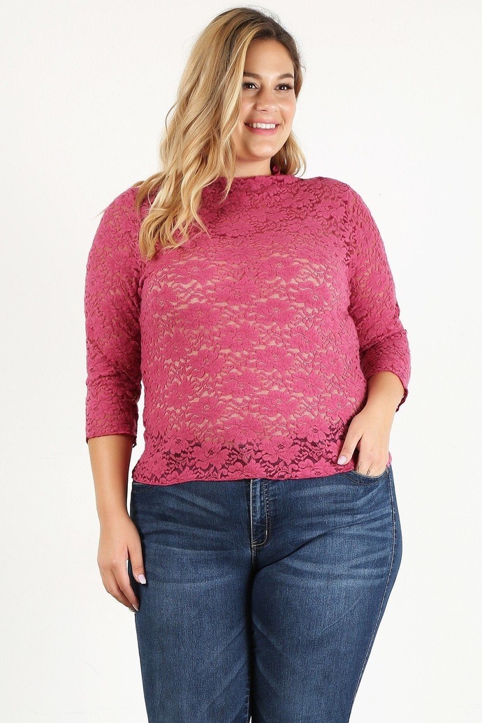 Do lace shirts/tops look vulgar?