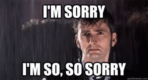 Is it difficult for you to apologize?