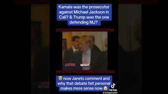 What do you think of Trump defending MJ & Harris going after him?