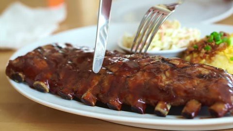 When eating BBQ food do you prefer a knife and fork or a finger bowl?