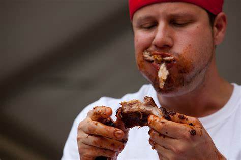 When eating BBQ food do you prefer a knife and fork or a finger bowl?