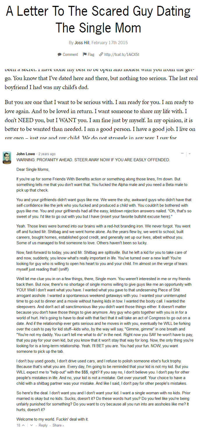 Dear single moms