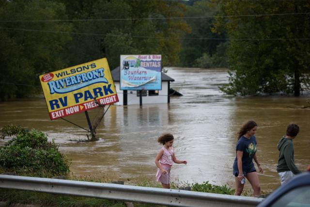 Trump is flying, desperately needed supplies to help the victims of the storm. How will the left spin this?
