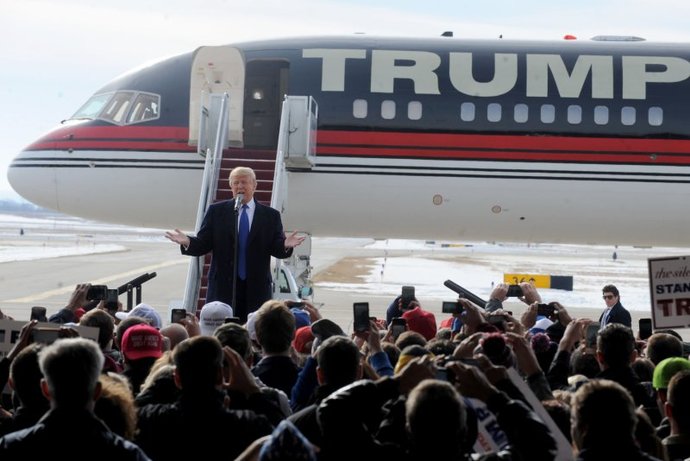 Trump is flying, desperately needed supplies to help the victims of the storm. How will the left spin this?
