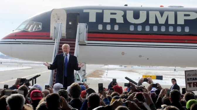 Trump is flying, desperately needed supplies to help the victims of the storm. How will the left spin this?