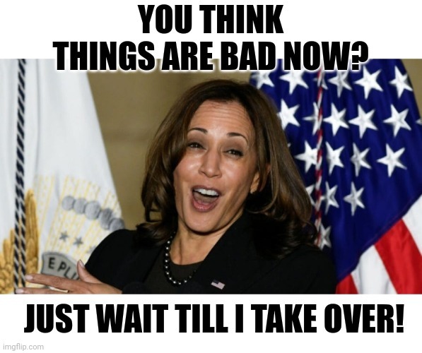 What was Kamala Harris doing in the last 3 and a half years?