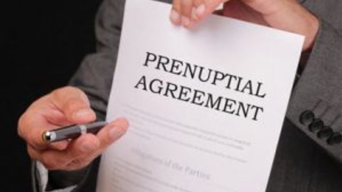 Should you insist on getting a pre-nup or is that ridiculous?