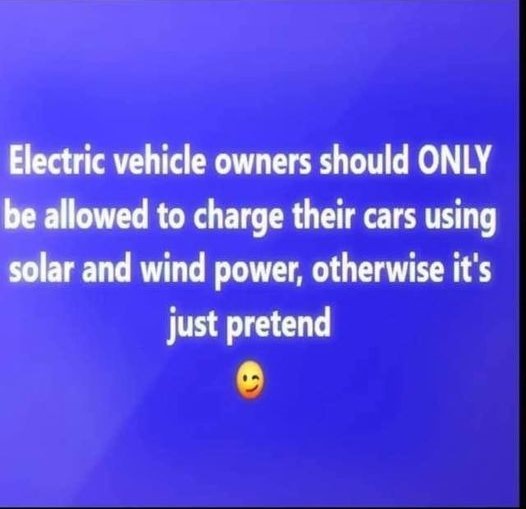 Why are electric cars toted as green energy when it takes electricity to charge them?