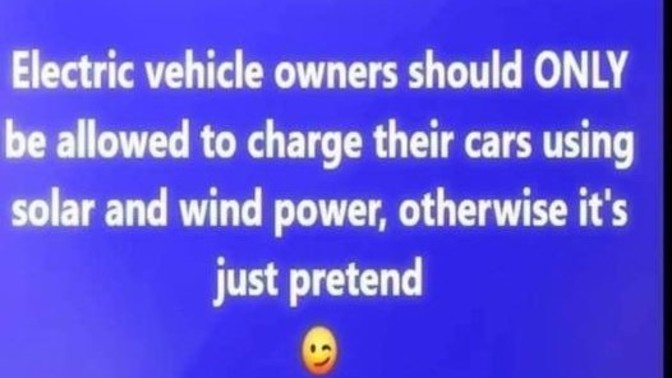 Why are electric cars toted as green energy when it takes electricity to charge them?