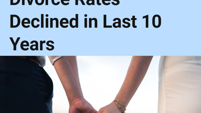 Why do you think marriage and divorce rates are declining?