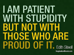 How not to be stupid?