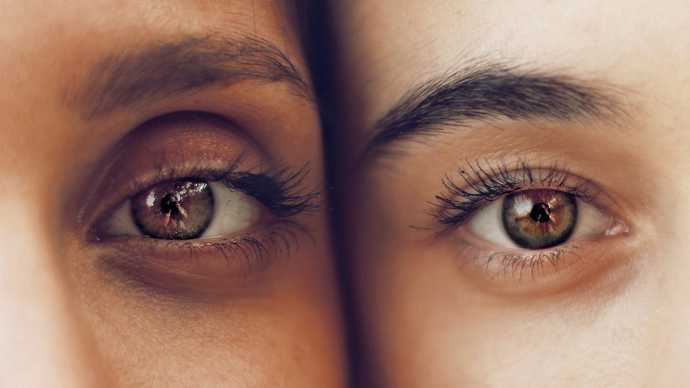 Guys! What are you looking for in our eyes?
