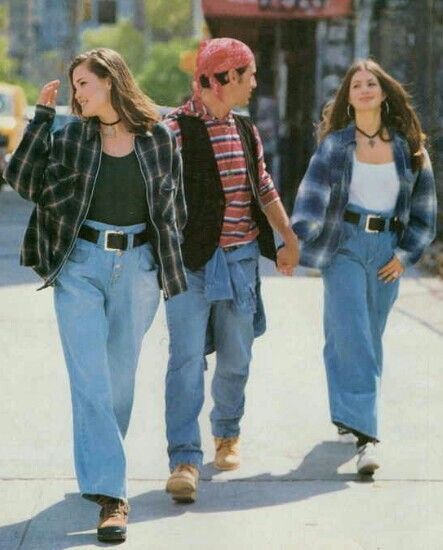 Why did everybody tuck their shirts in during the 90s?