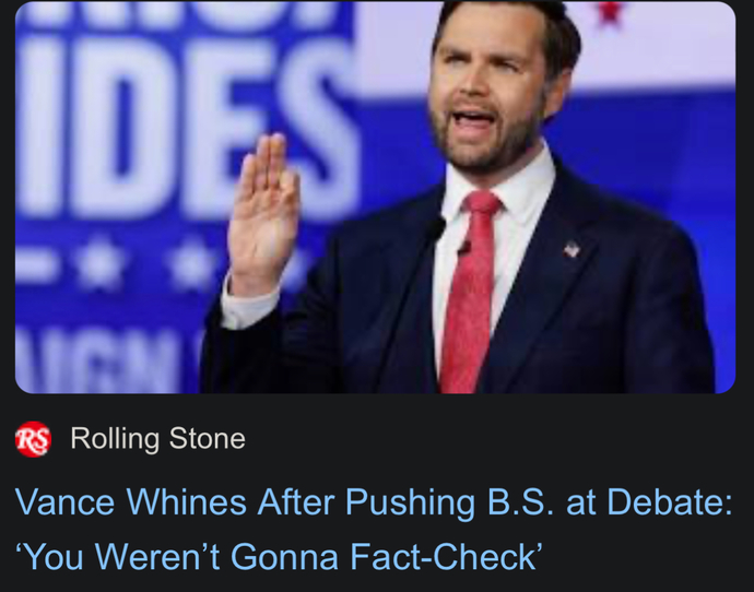 Why would Trumps team care if they fact checked?