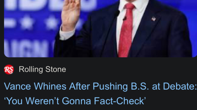 Why would Trumps team care if they fact checked?