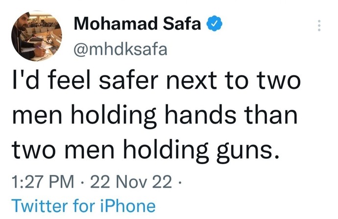 Would you feel comfortable being around a partner or friend who carries a licensed firearm at all times for protection?