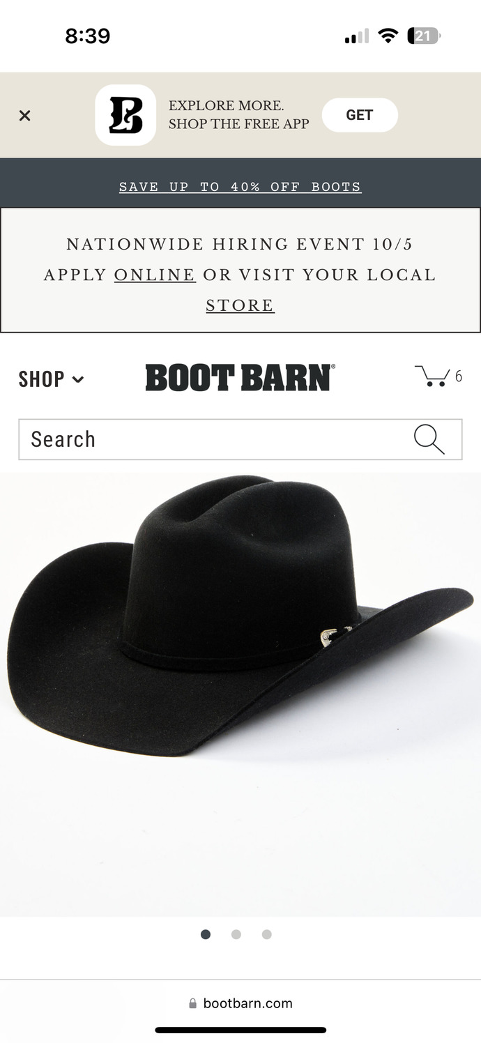Which shirts or jacket shorts would look good with this cowboy hat? ?