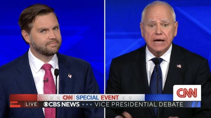 Is this Vance/Walz debate in one photograph?