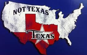 Why do some Texans introduce themselves as Texan while people from other states introduce themselves as Americans abroad?