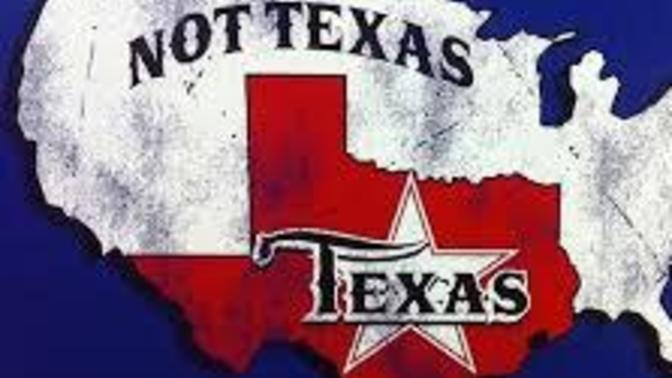 Why do some Texans introduce themselves as "Texan" while people from other states introduce themselves as "Americans" abroad?