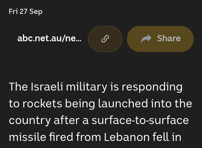 Why does Irael fire at Lebanon when Iran fires at Israel?