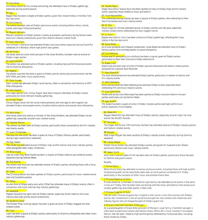 Thoughts on this list?