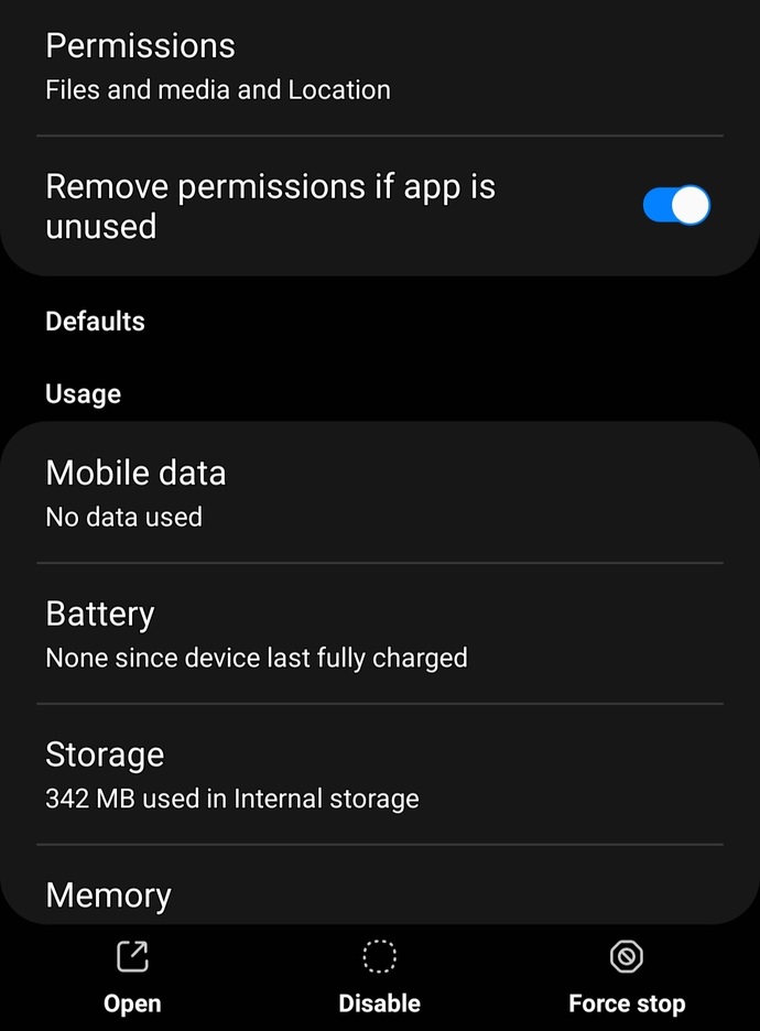 Bottom center disable