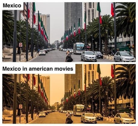 Mexico remains the same though...