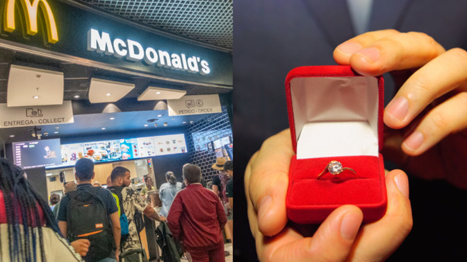 Is It Acceptable For A Man To Propose To His Girlfriend In A Fast Food Restaurant?