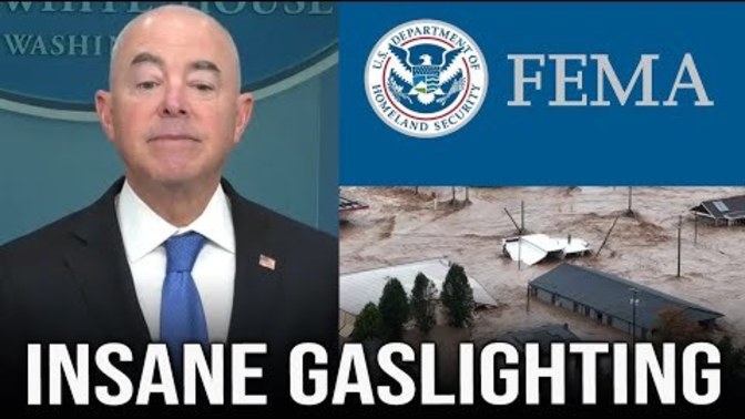 What do you think of FEMA demonstrably gaslighting you?