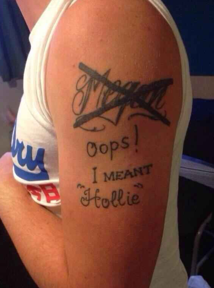 How would you feel if your boy/girl/friend got a large tattoo of your name on them that everyone could see?