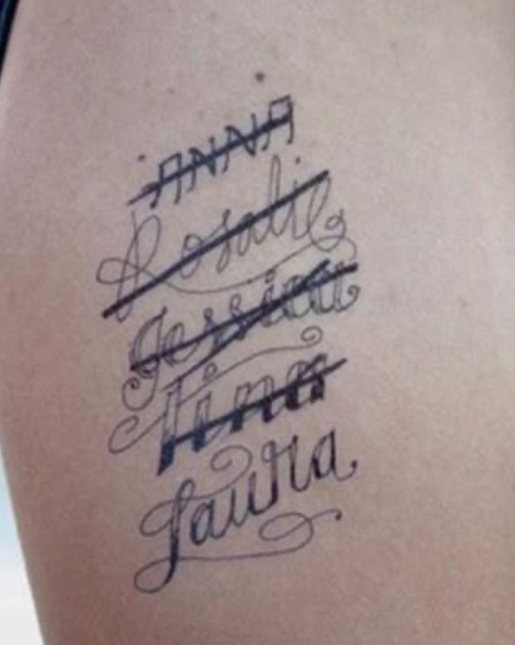 How would you feel if your boy/girl/friend got a large tattoo of your name on them that everyone could see?