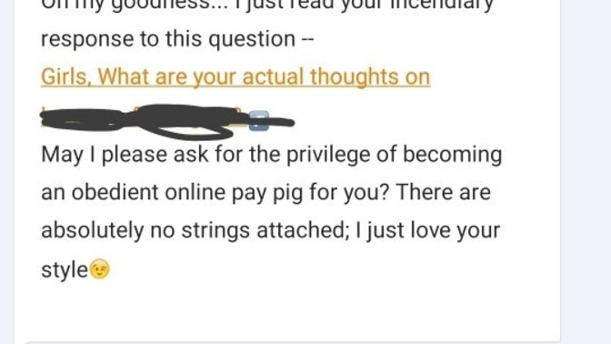 What's the strangest Direct Message you've received on this website?