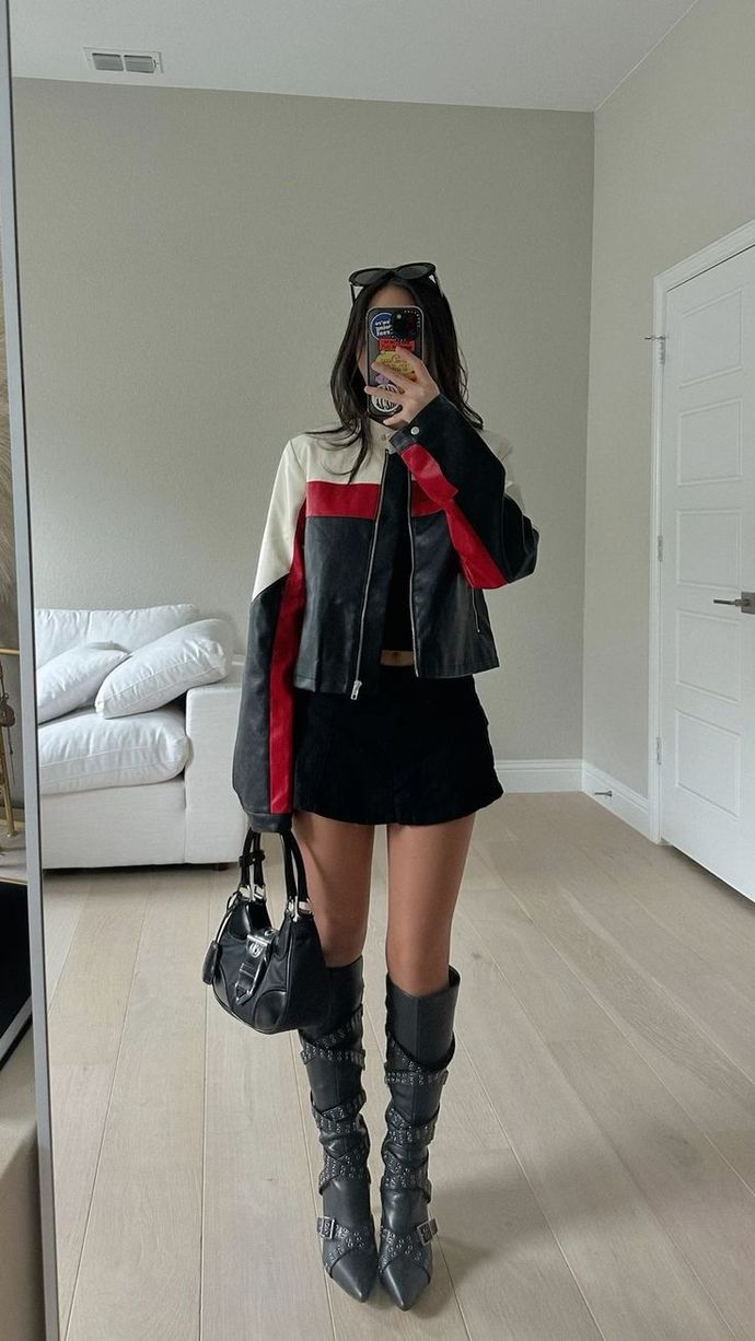 Which of these Biker Style outfits is the coolest? Would you try this style?