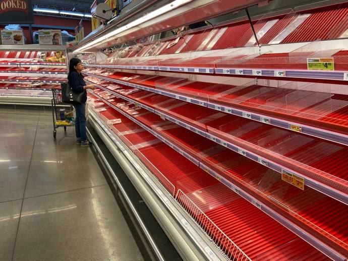 Do you remember what a lot of the store shelves looked like four years ago?