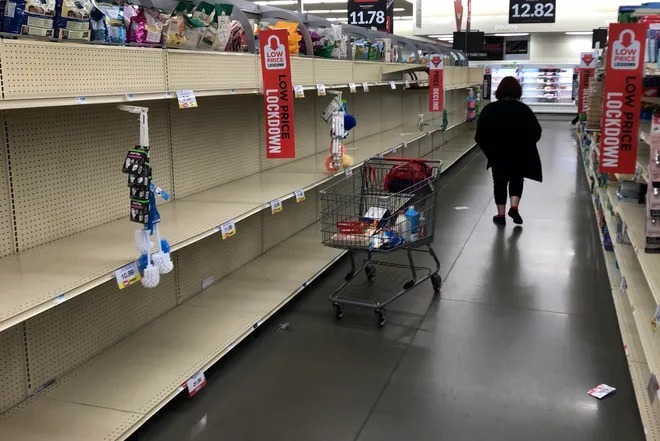 Do you remember what a lot of the store shelves looked like four years ago?