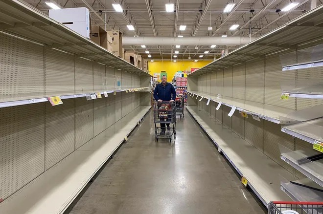 Do you remember what a lot of the store shelves looked like four years ago?
